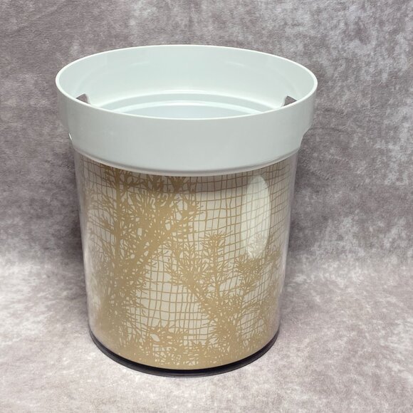 Vintage Thermo-Serv Ice Bucket Shadow Fern Pattern With Lid Barware USA - Picture 3 of 14